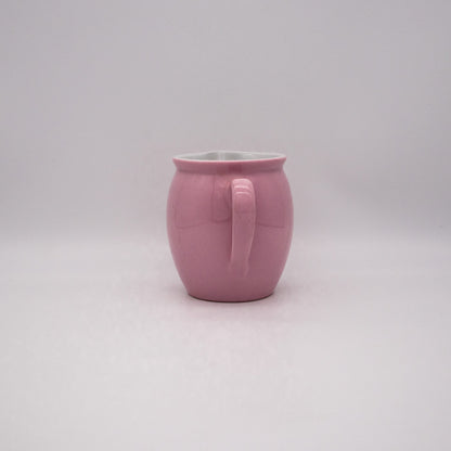 Vintage Milchkännchen rosa von Wilhelmsburger Porzellan