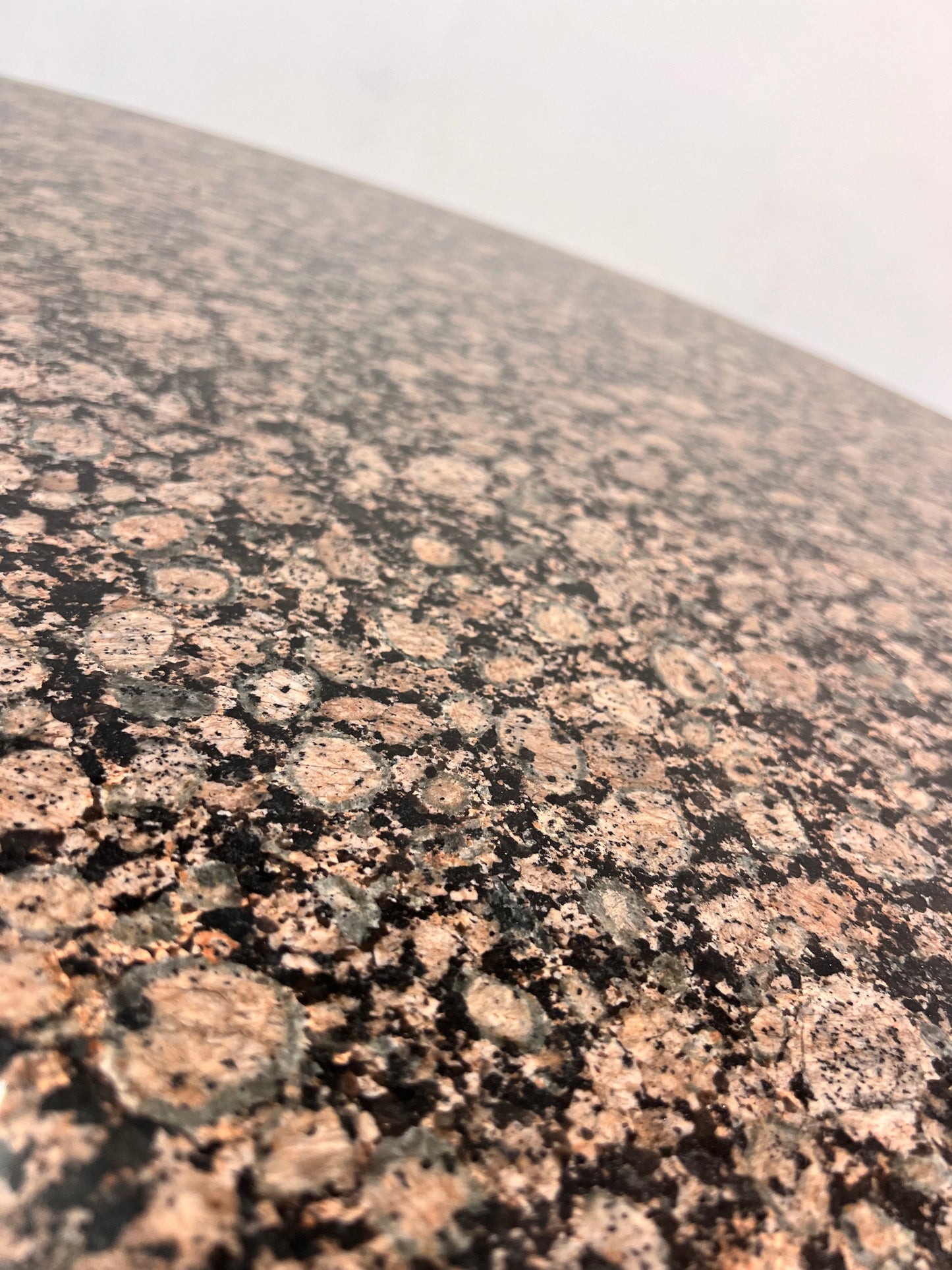 Vintage Esstisch von Giotto Stoppino, Granit Chrom