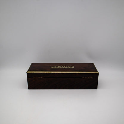 Vintage Palisander Schachtel für Handschuhe, Viktorianisch