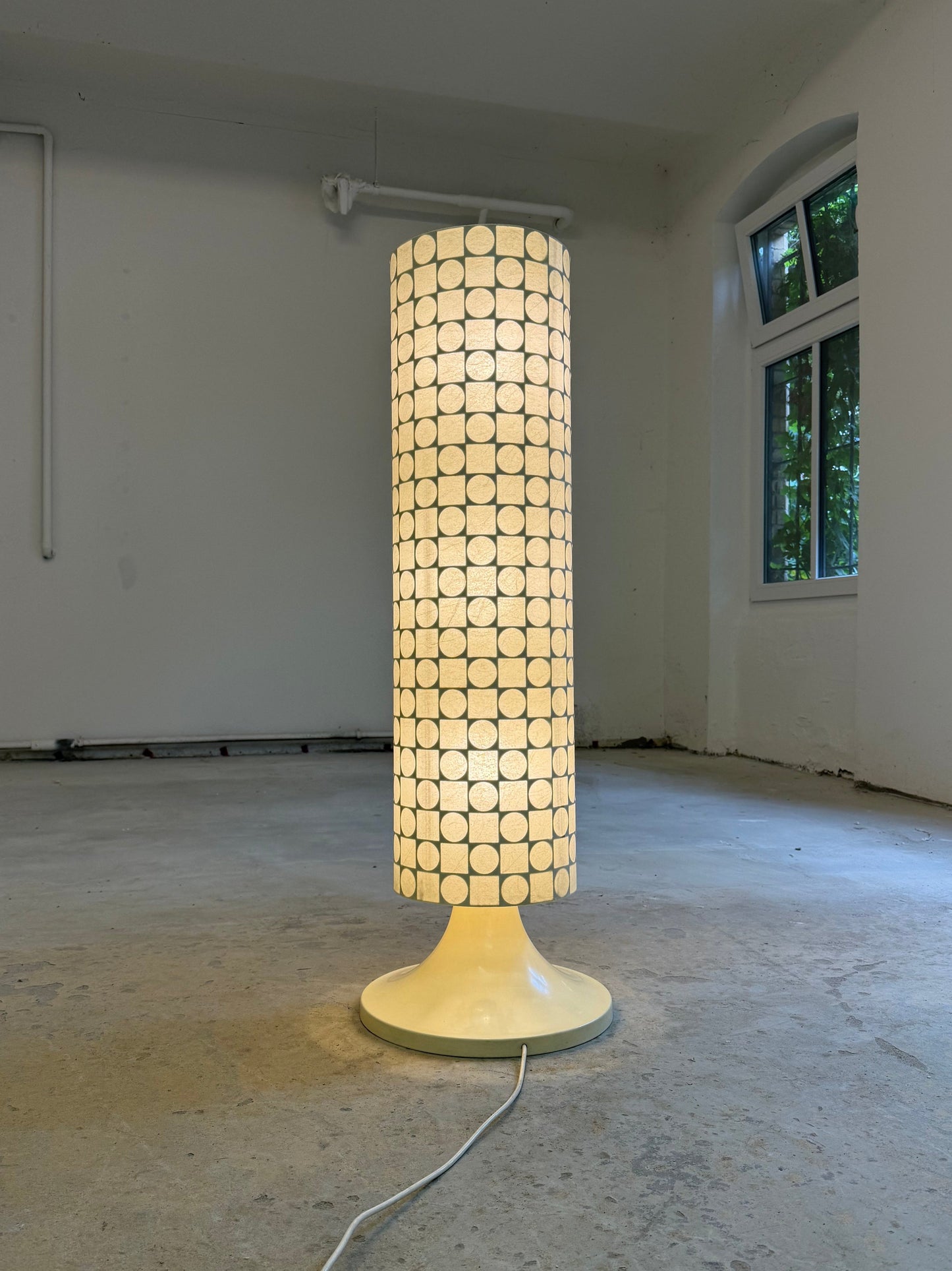 Vintage Cocoon-Stehlampe von Goldkant Leuchten