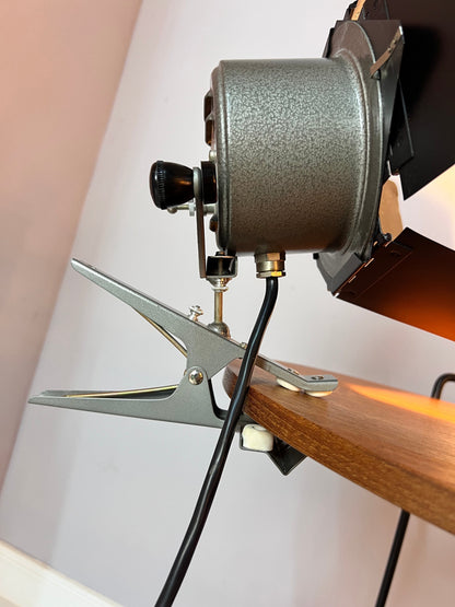 Studio clamp lamp by Cremer