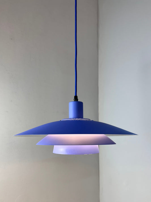 Vintage Lampe Donau von JEKA blau