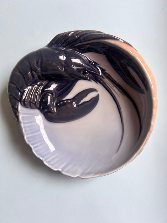 Bol à homard type 3498 ∅ 19 cm par Erik Nielsen pour Royal Copenhagen