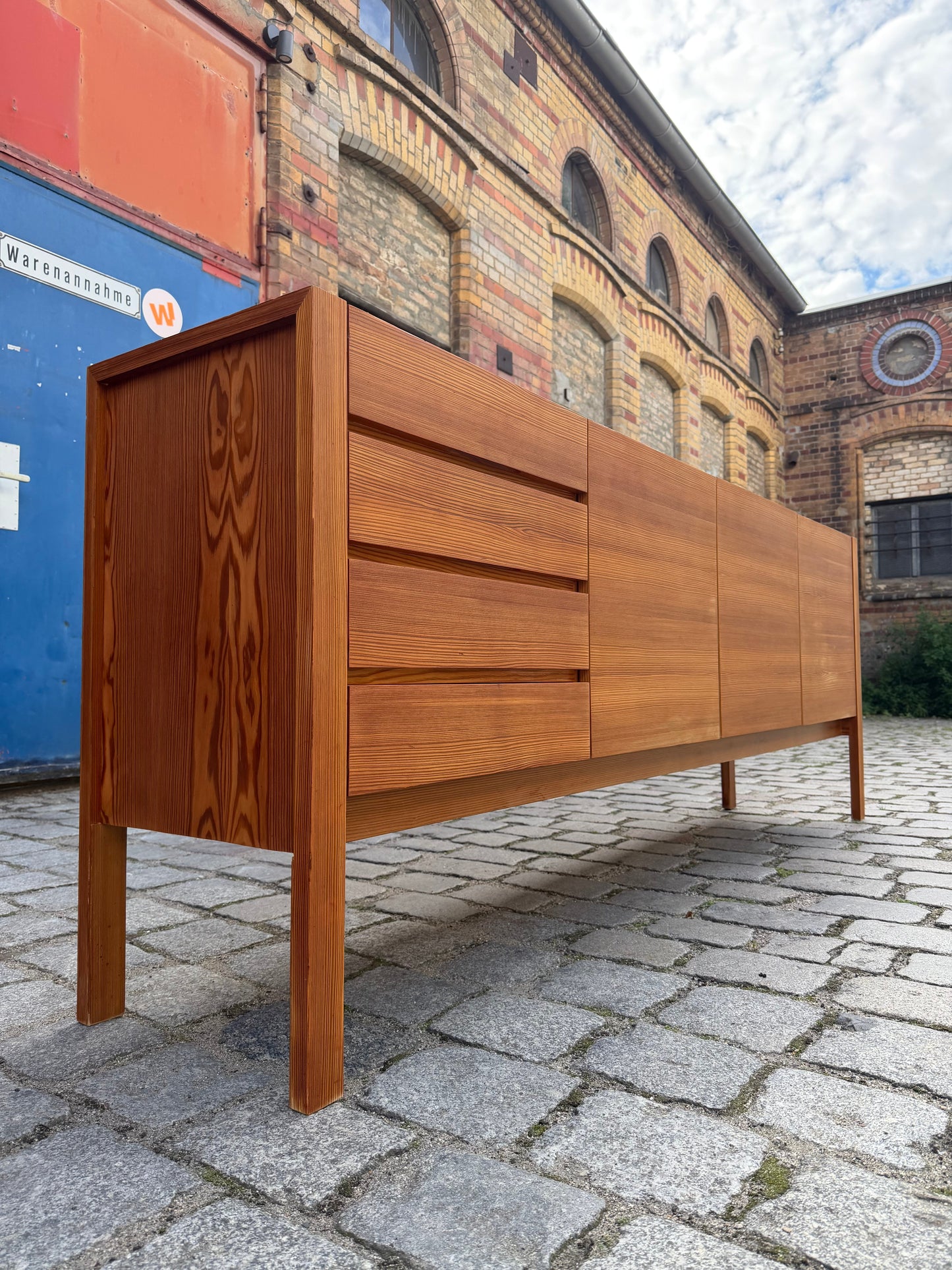 Vintage Sideboard Lärchenholz von Echterbecker
