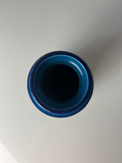 Vintage Vase Azul Rimini von Aldo Londi für Bitossi