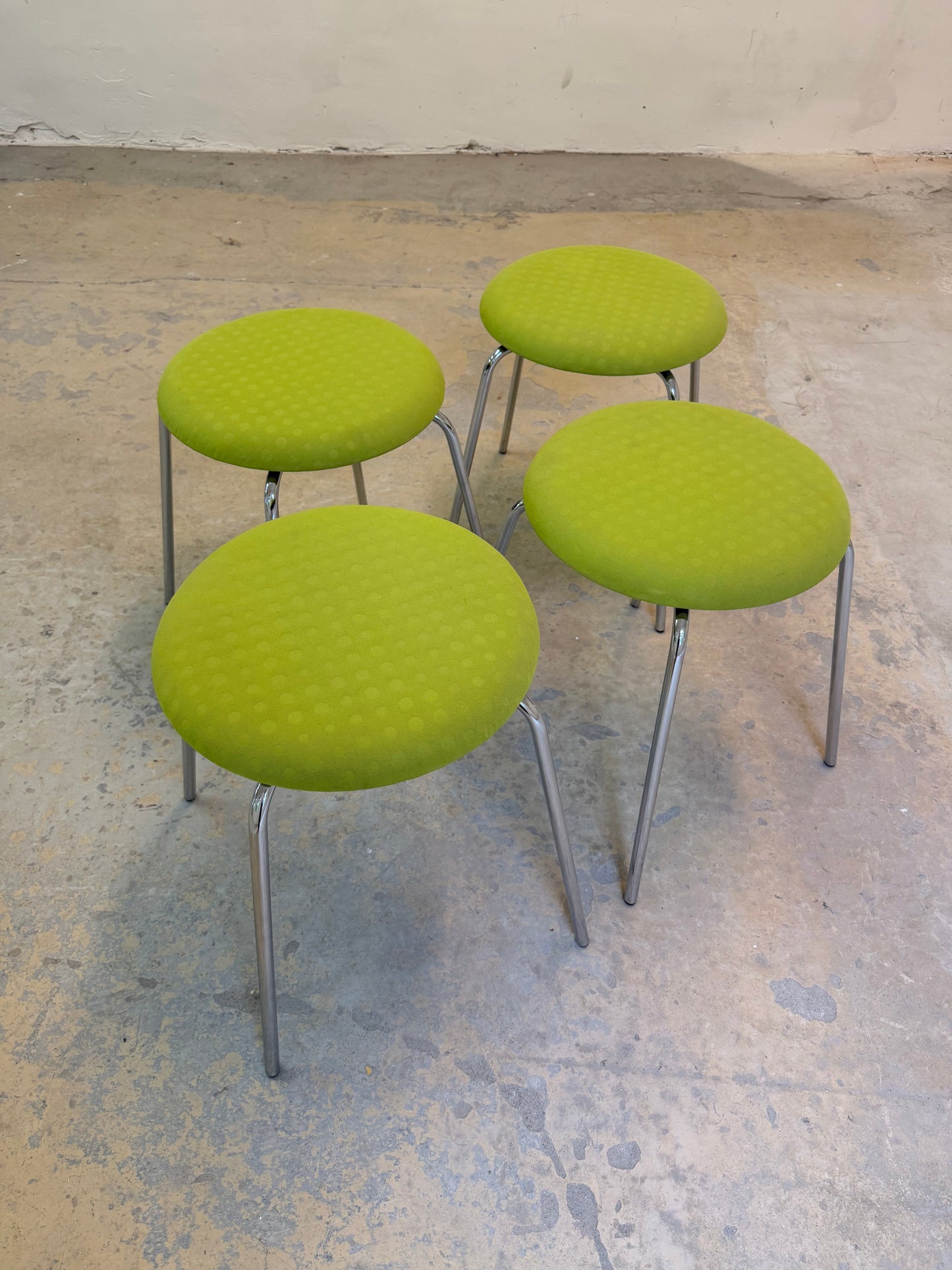 Vintage Hocker Pastillo grün von Ulla Christiansson für Karl Andersson und Söner