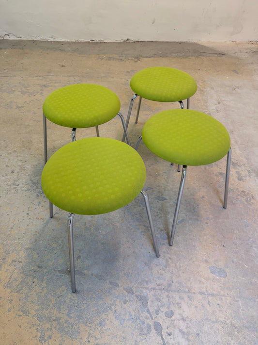 Vintage Hocker Pastillo grün von Ulla Christiansson für Karl Andersson und Söner