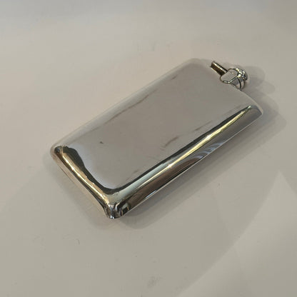 Vintage hip flask sterling silver by Cartier