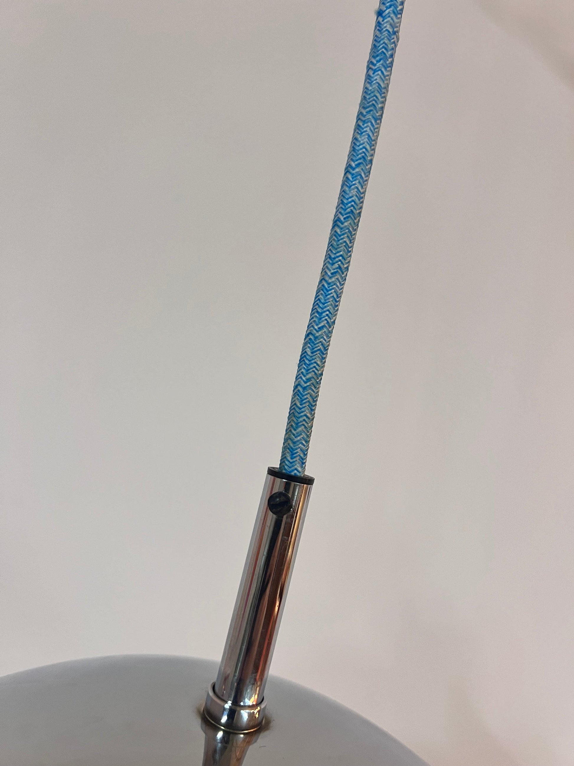 Vintage Pendelleuchte Glaskugel von Hustadt Leuchten