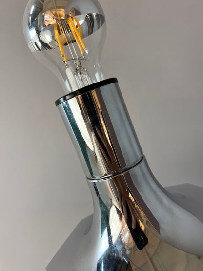 Vintage head mirror wall lamp 6606/09 by STAFF