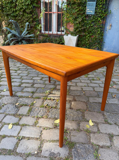Vintage Esstisch Teak ausziehbar von Grete Jalk für Glostrup