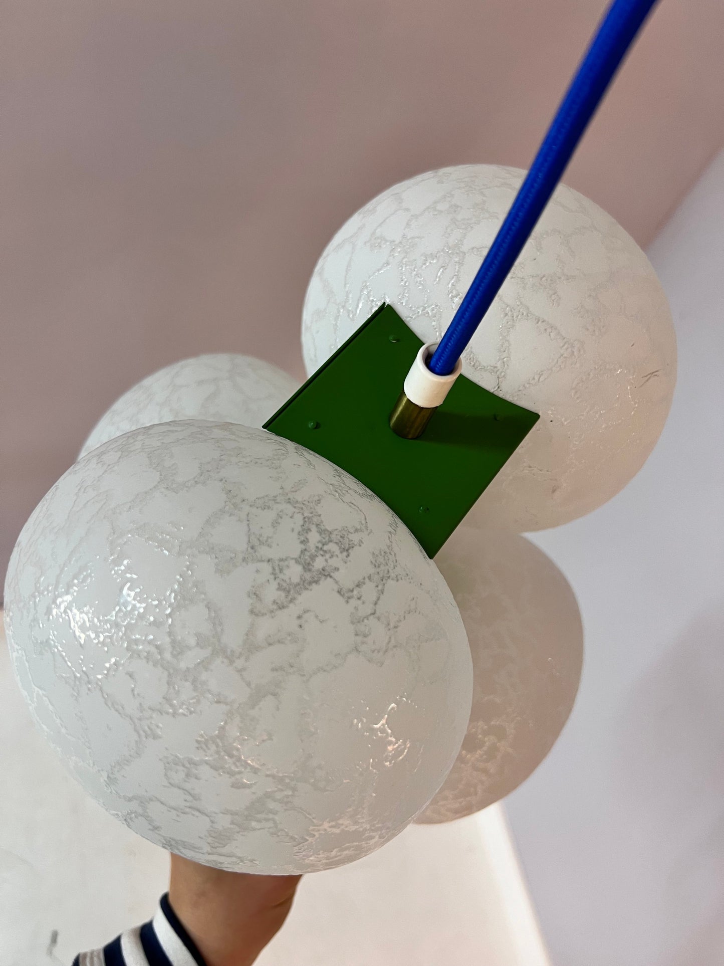 Vintage Hängelampe Space Age von Richard Essig