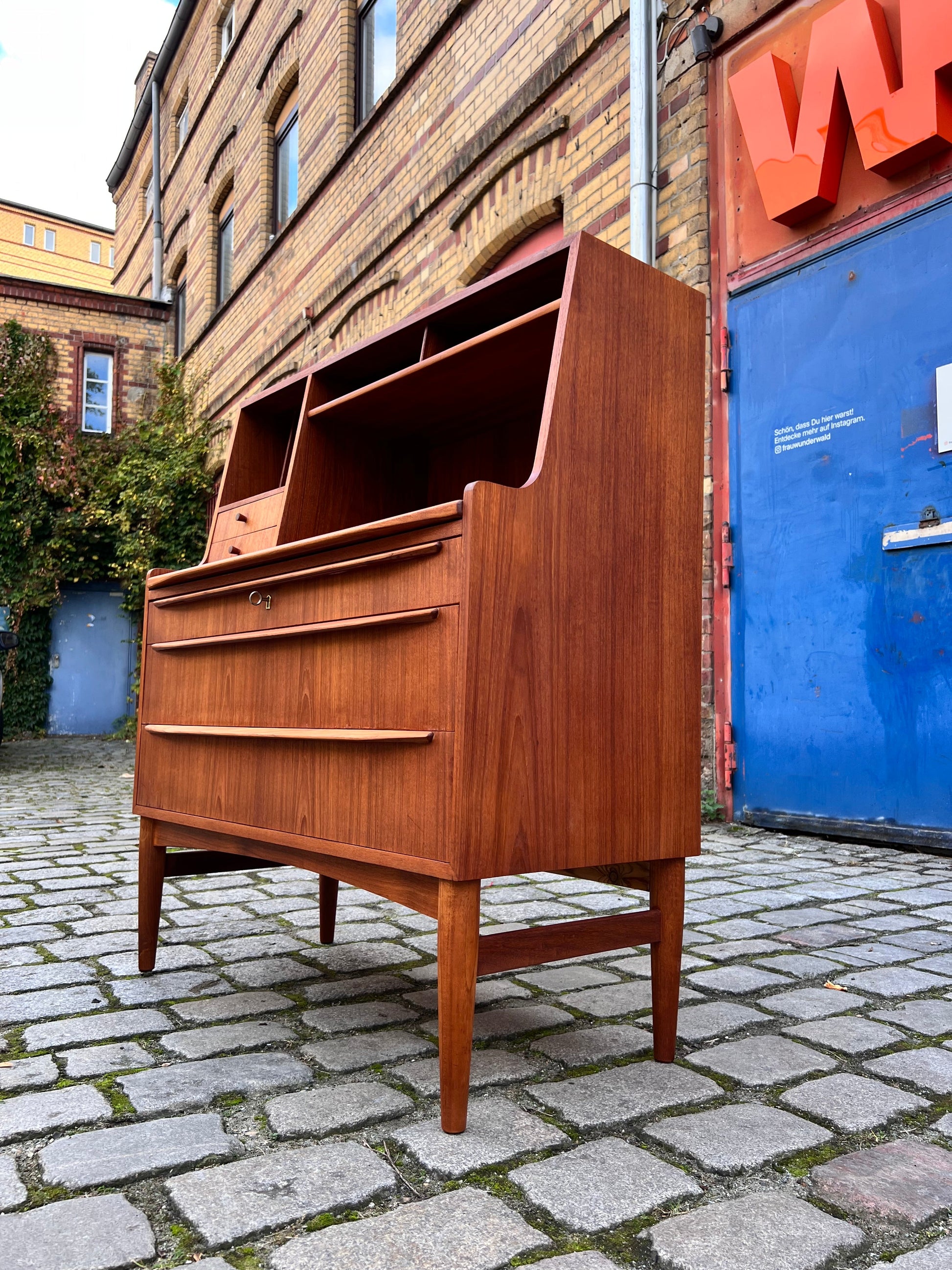Vintage Sekretär Teak aus Dänemark