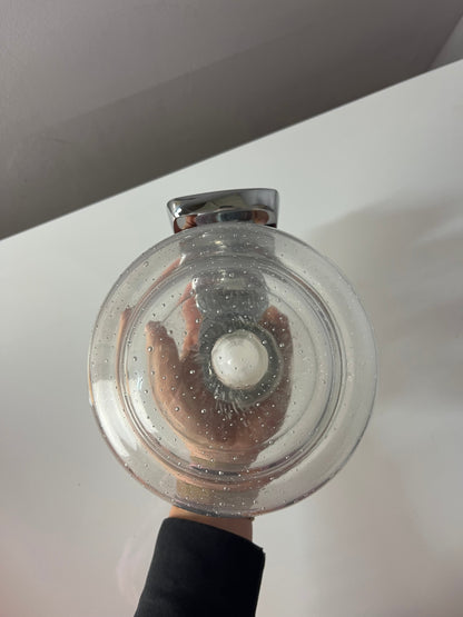 Vintage Wandlampe Einschlussglas von Novus in Originalverpackung