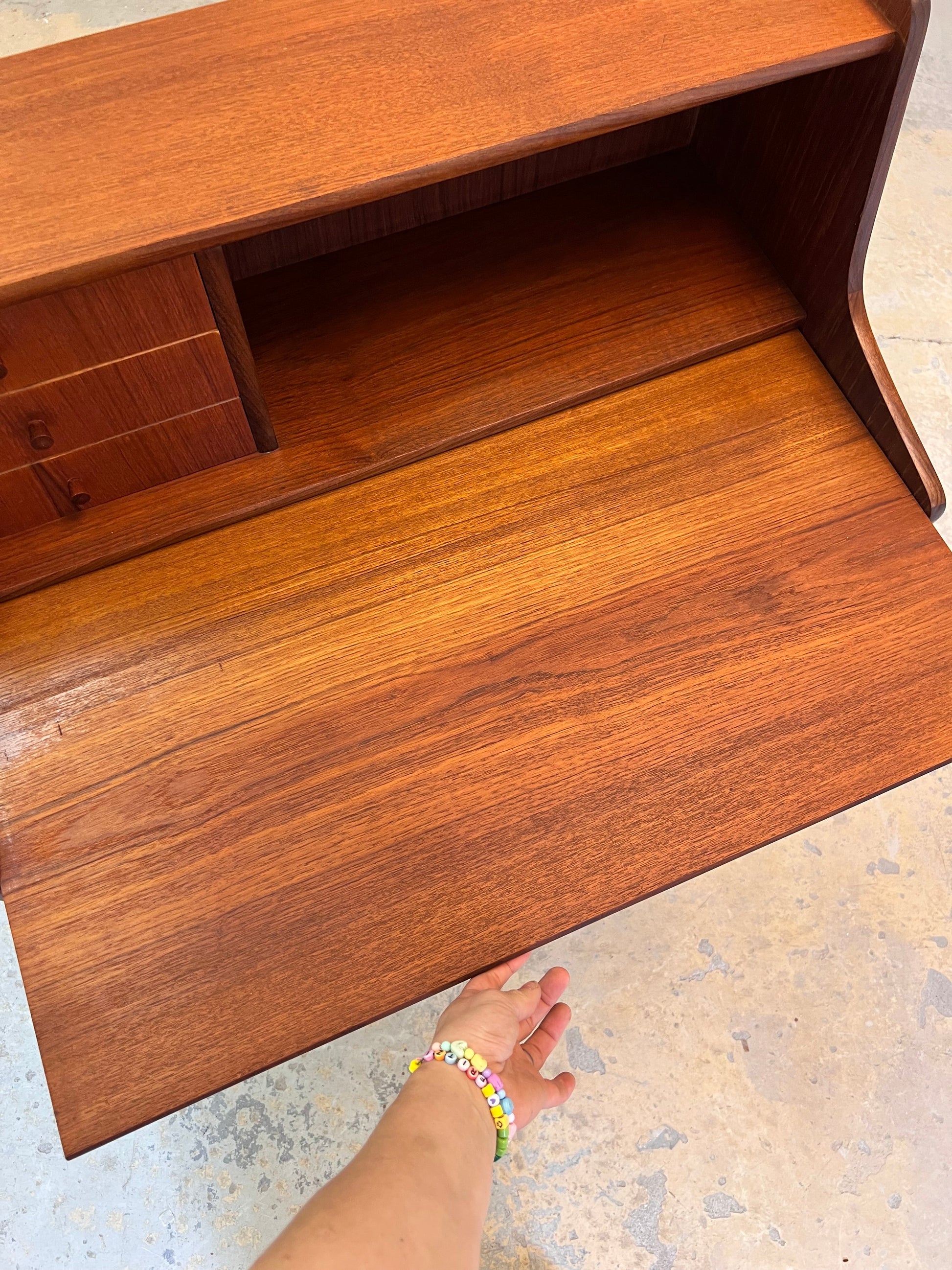 Vintage Sekretär aus Dänemark aus Teak