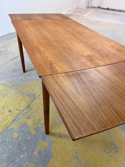 Vintage Esstisch ausziehbar Teak aus Dänemark