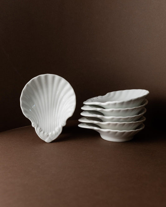 Vintage Schale von Del Vivo Sesto Firenze für Snacks Salat Vorspeise Weiß Keramik