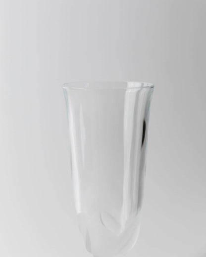 Vintage Champagnerglas Set von 6 von J.G. Durand für Durand mit mattem Blumendetail