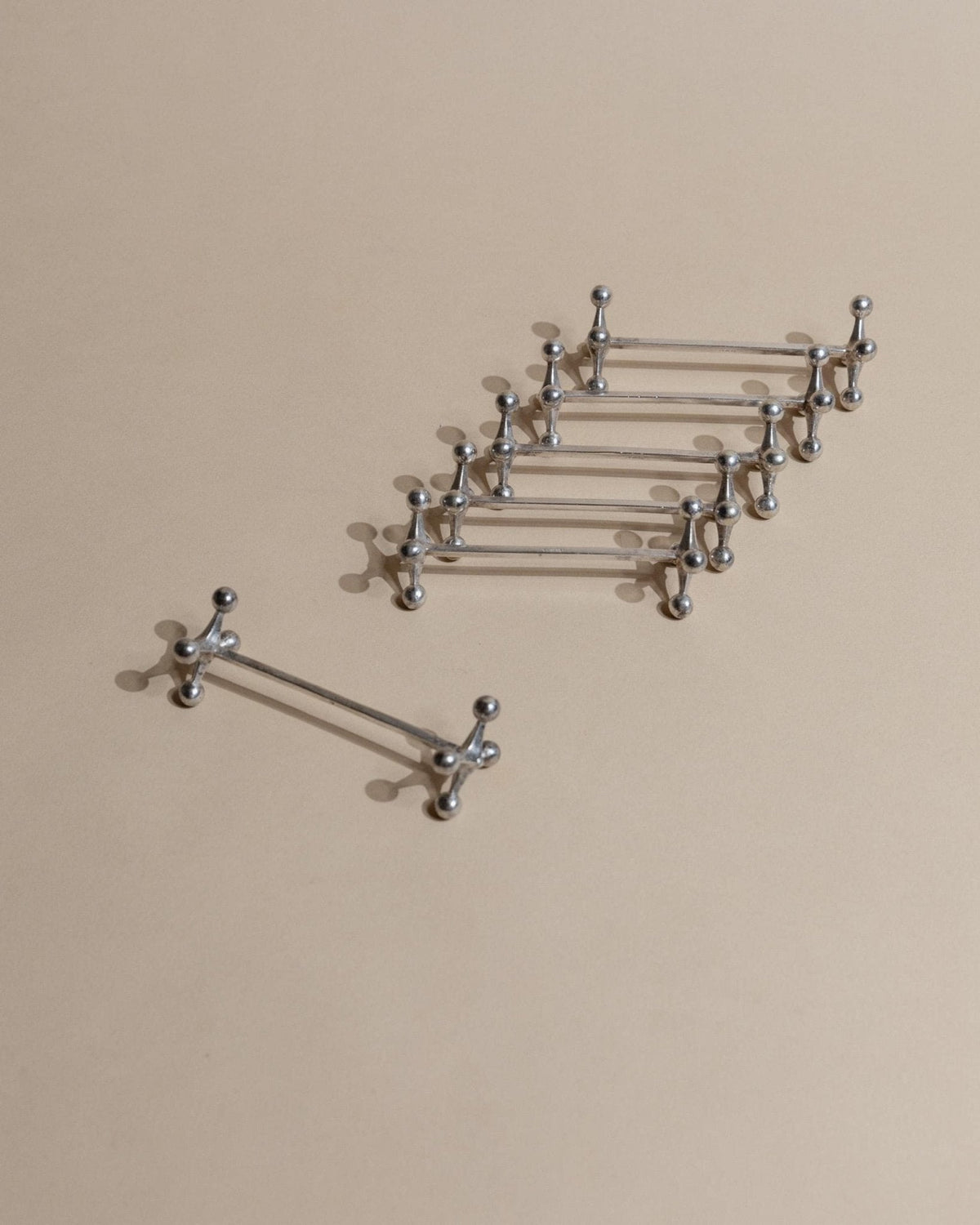 Set von 6 Vintage Messerbänkchen von Berndorf