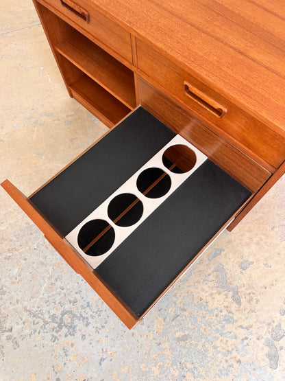Vintage Barschrank Teak mit Minibar, Dänemark