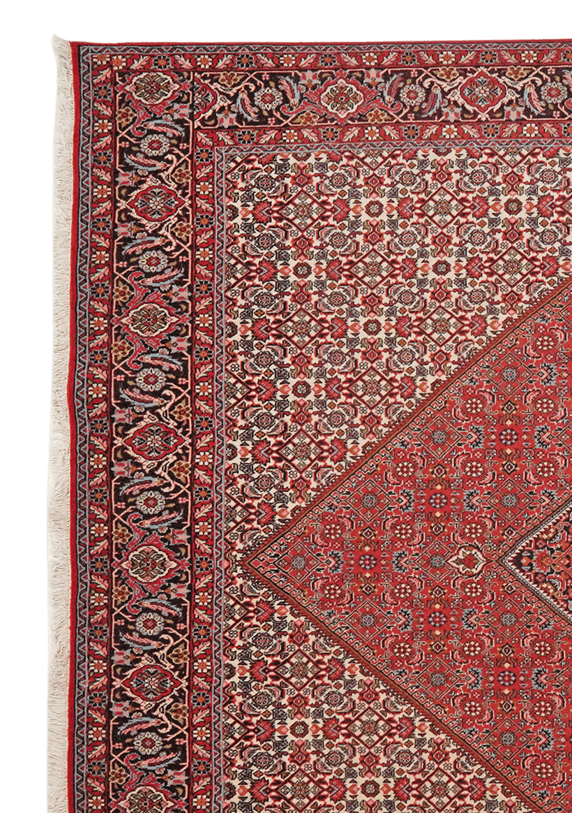 Tapis Bidjar Zandjan Vintage coloré 208x201cm