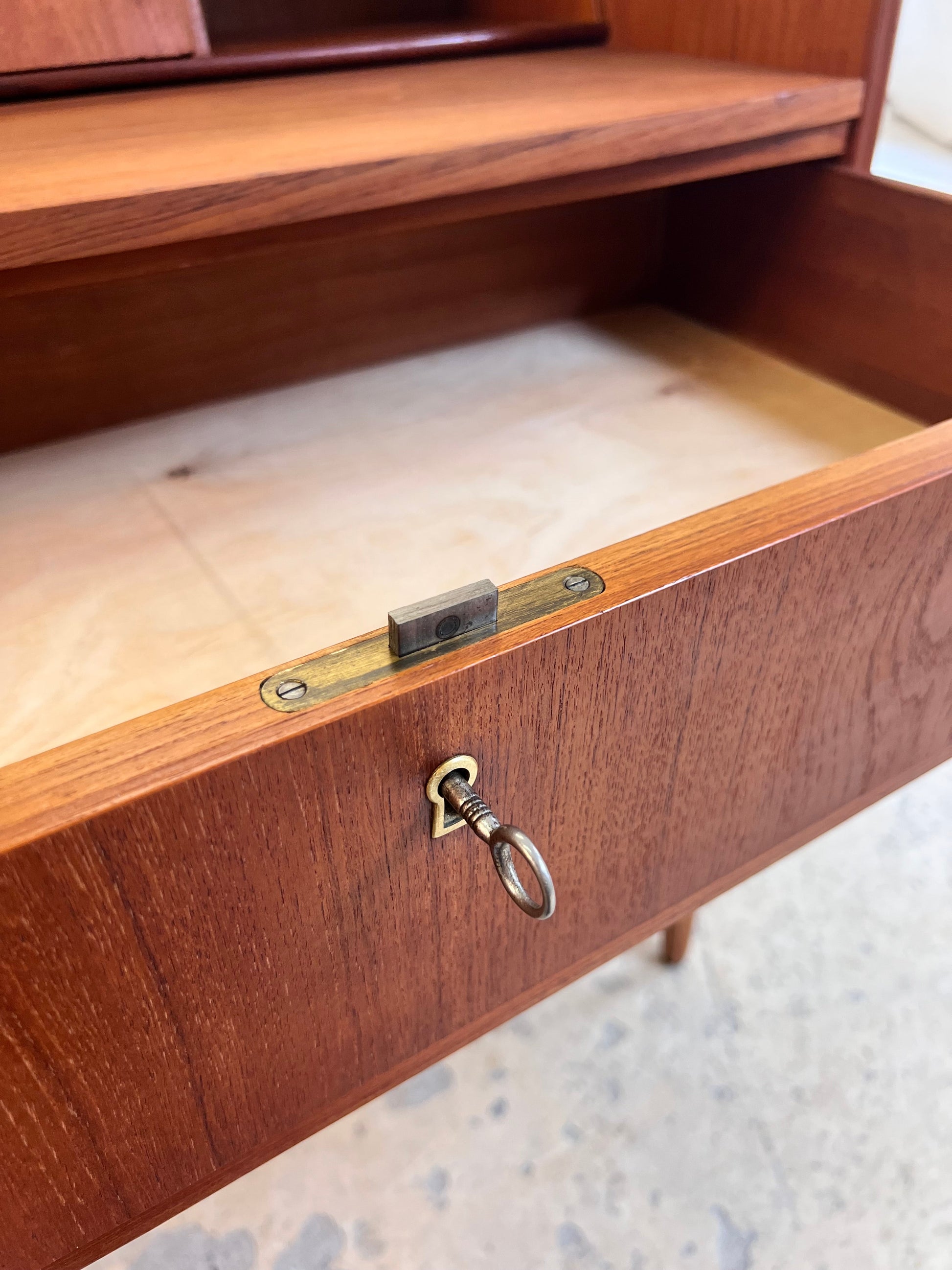 Vintage Sekretär Teak Dänemark