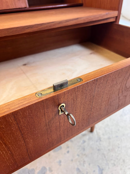Vintage Sekretär Teak Dänemark