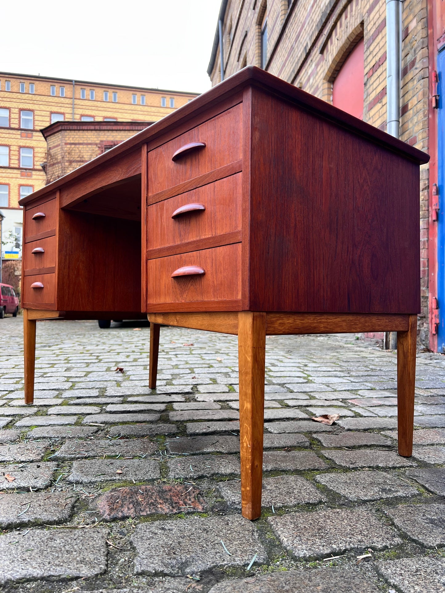 Vintage Schreibtisch Teak Dänemark