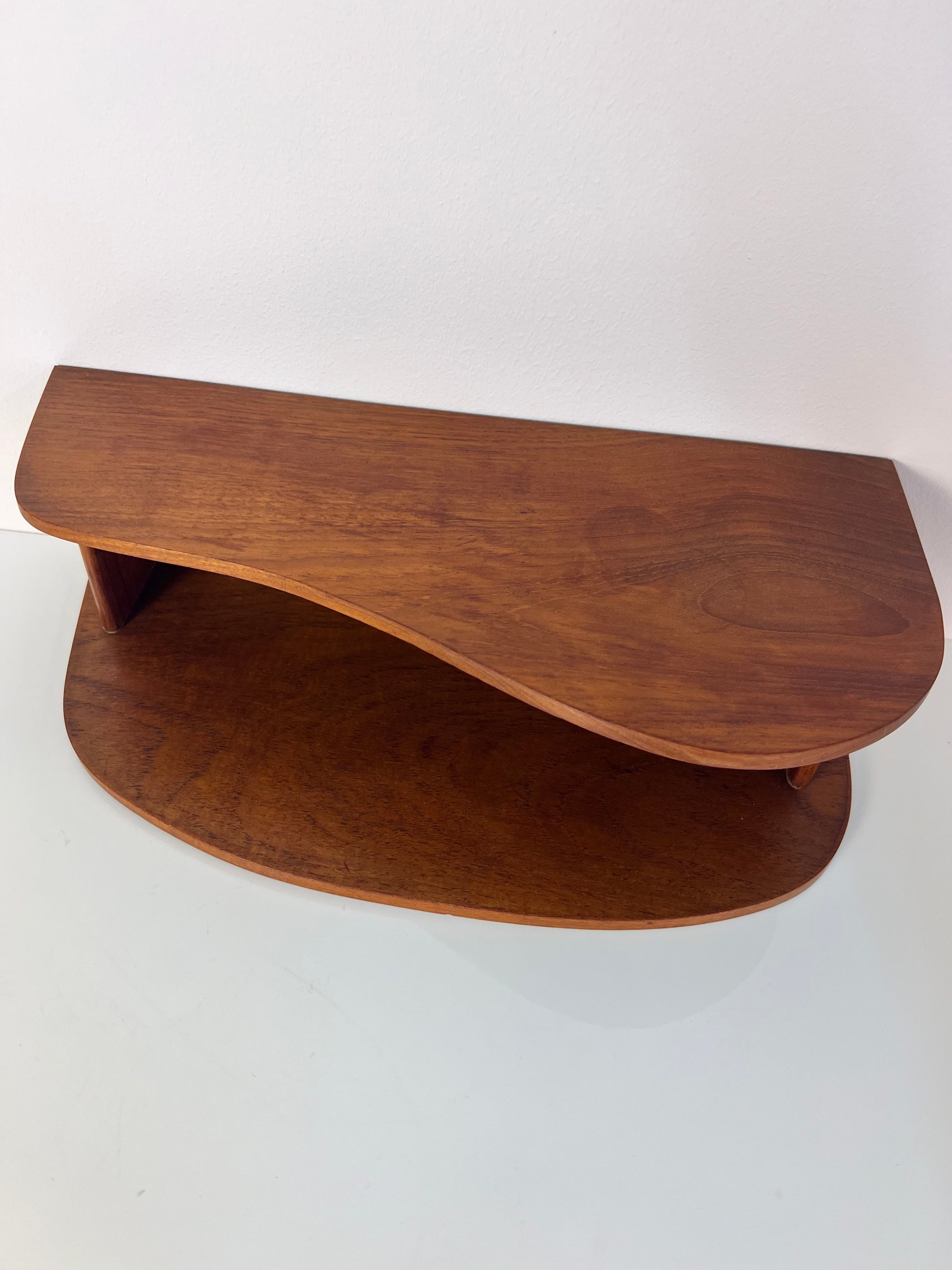 Vintage Wandregal aus Teak aus Dänemark