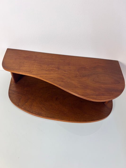 Vintage Wandregal aus Teak aus Dänemark