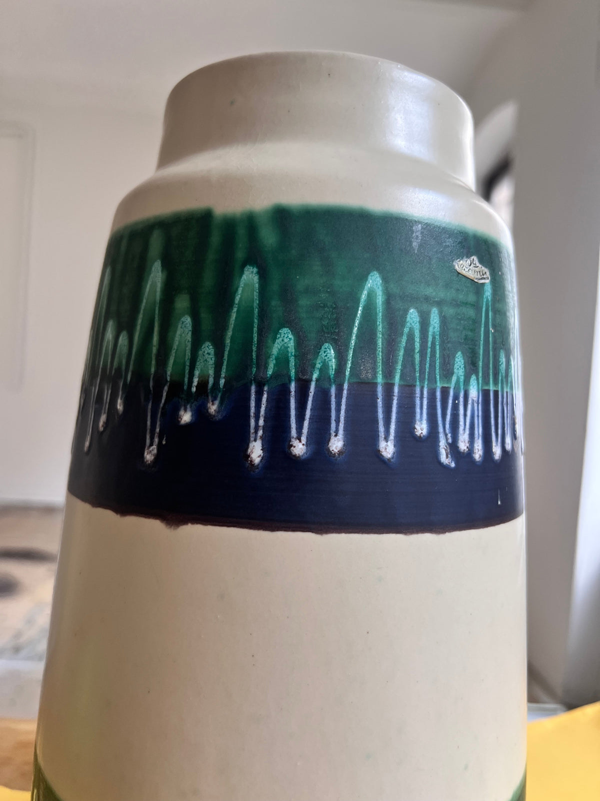 Vase de sol vintage 666-40 de Bay Keramik