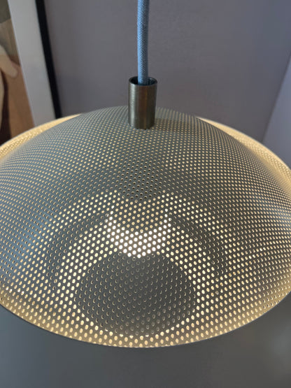 Vintage Hängelampe Safari weiß von Christian Hvidt für Nordisk Solar