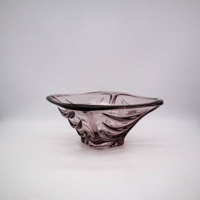 Glass bowl 20035 by Vaclav Hanus for Sklo Union Hermanova Hut