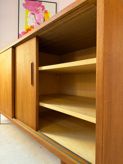 Sideboard Teak von Carlo Jensen für Hundevad und Co