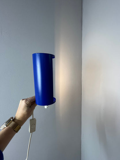 Vintage Wandleuchte Lod königsblau von IKEA