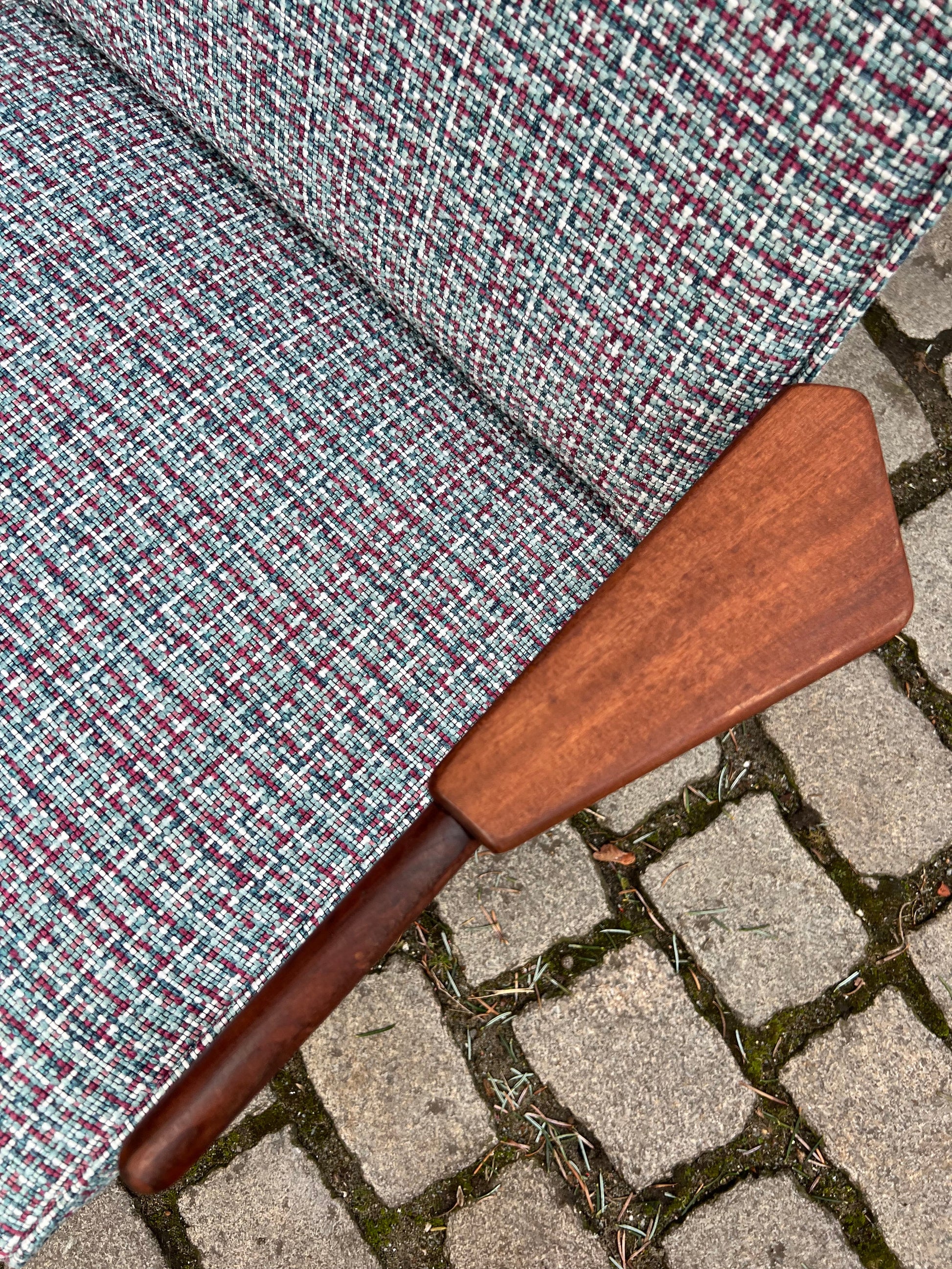 Vintage Lounge Chair Ruster von Yngve Ekström für Swedese, neu gepolstert