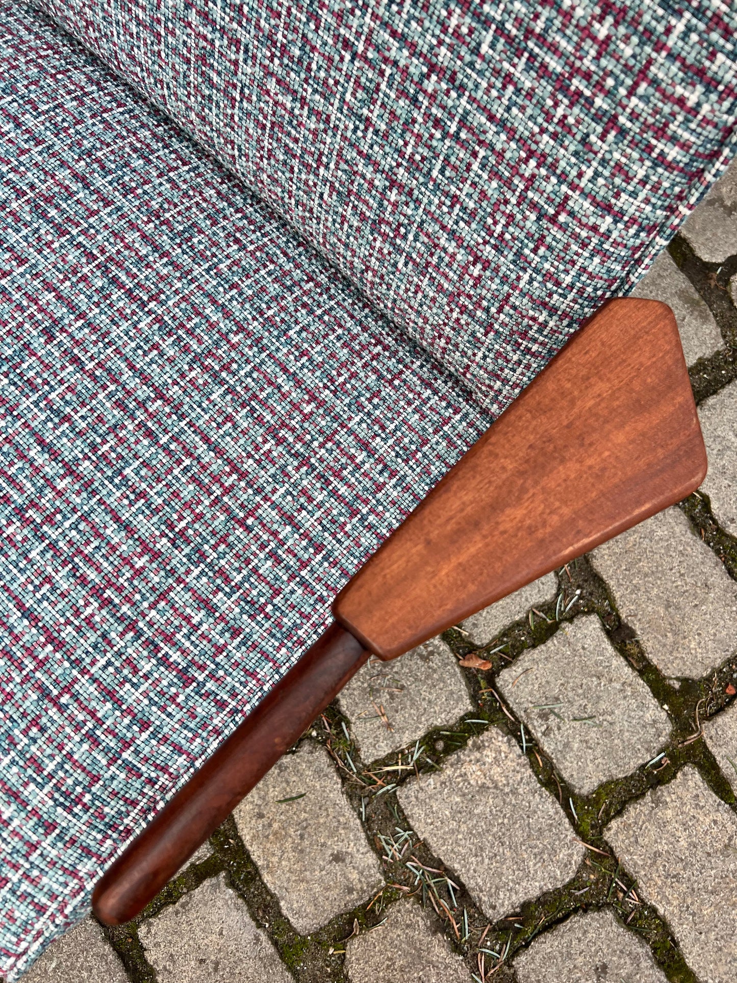 Vintage Lounge Chair Ruster von Yngve Ekström für Swedese, neu gepolstert