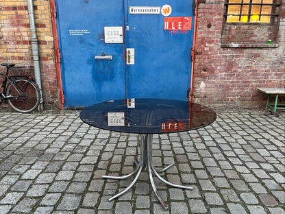 Vintage Esstisch Rauchglas von Gastone Rinaldi für Gastone Rinaldi