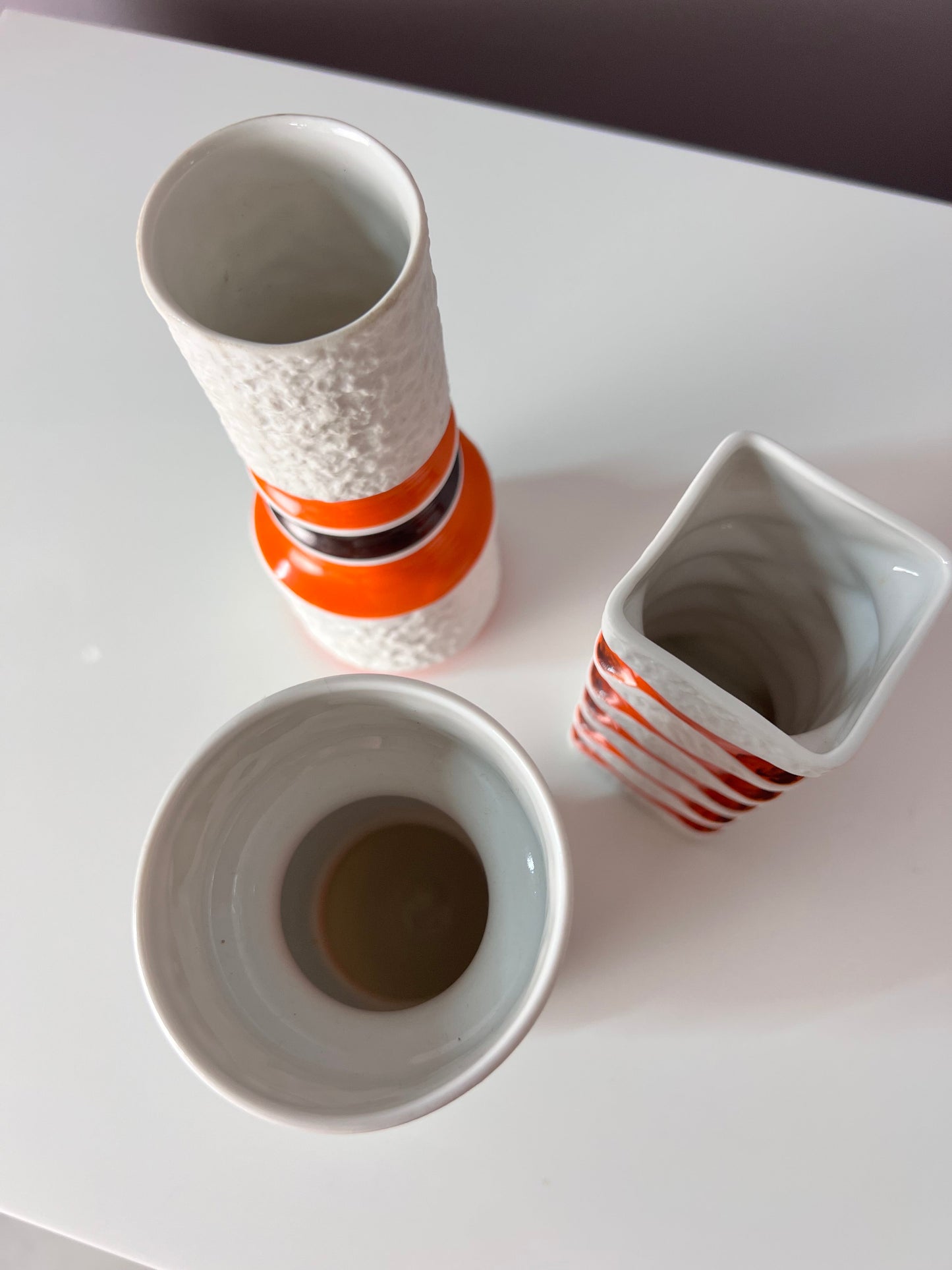 Vintage vase by KMP Porzellan Bavaria set of 3