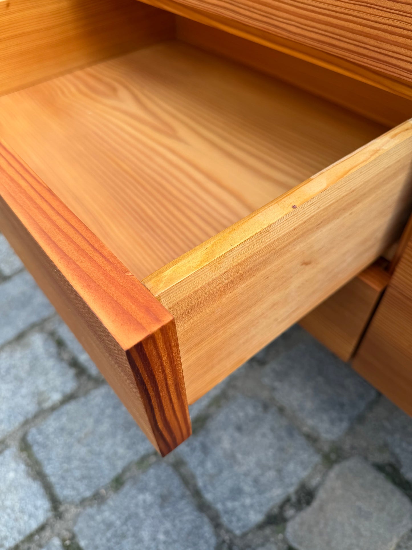Vintage Sideboard Lärchenholz von Echterbecker