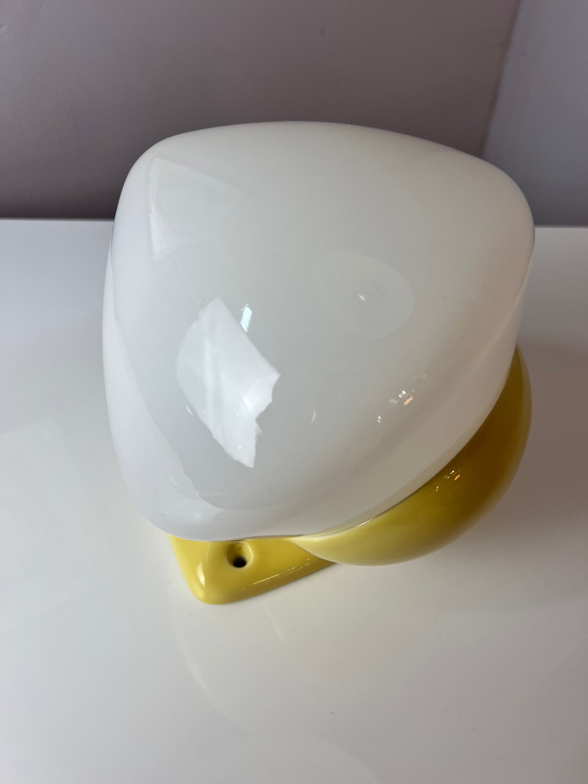 Vintage Wandlampe Modell 6030 gelb von Sigvard Bernadotte für Ifö
