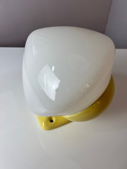 Vintage Wandlampe Modell 6030 gelb von Sigvard Bernadotte für Ifö