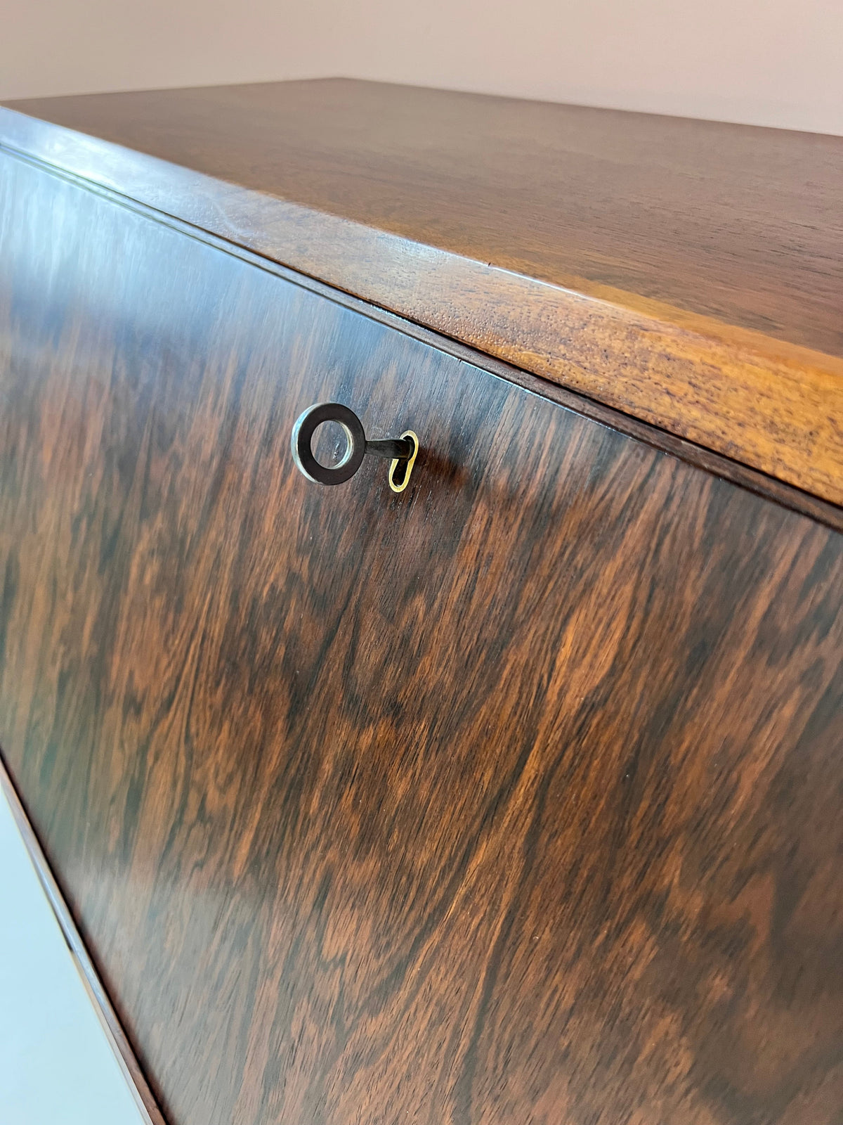 Vintage rosewood secretary by Bernhard Pedersen &amp; Son