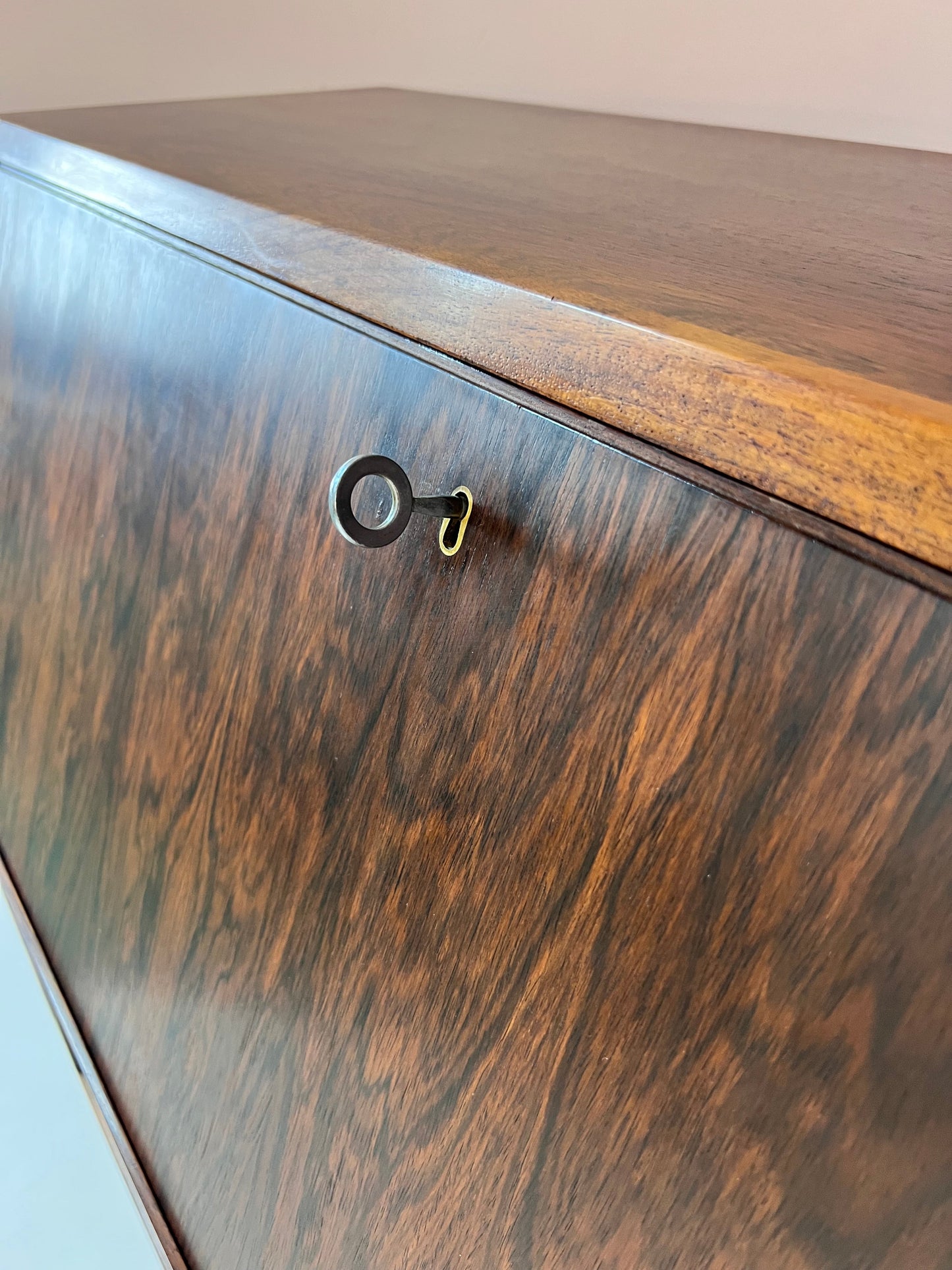 Secrétaire vintage en palissandre par Bernhard Pedersen &amp; Son