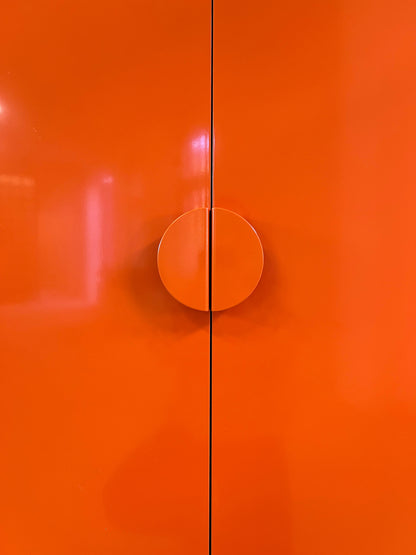 Vintage Schuhschrank orange von Schönbuch