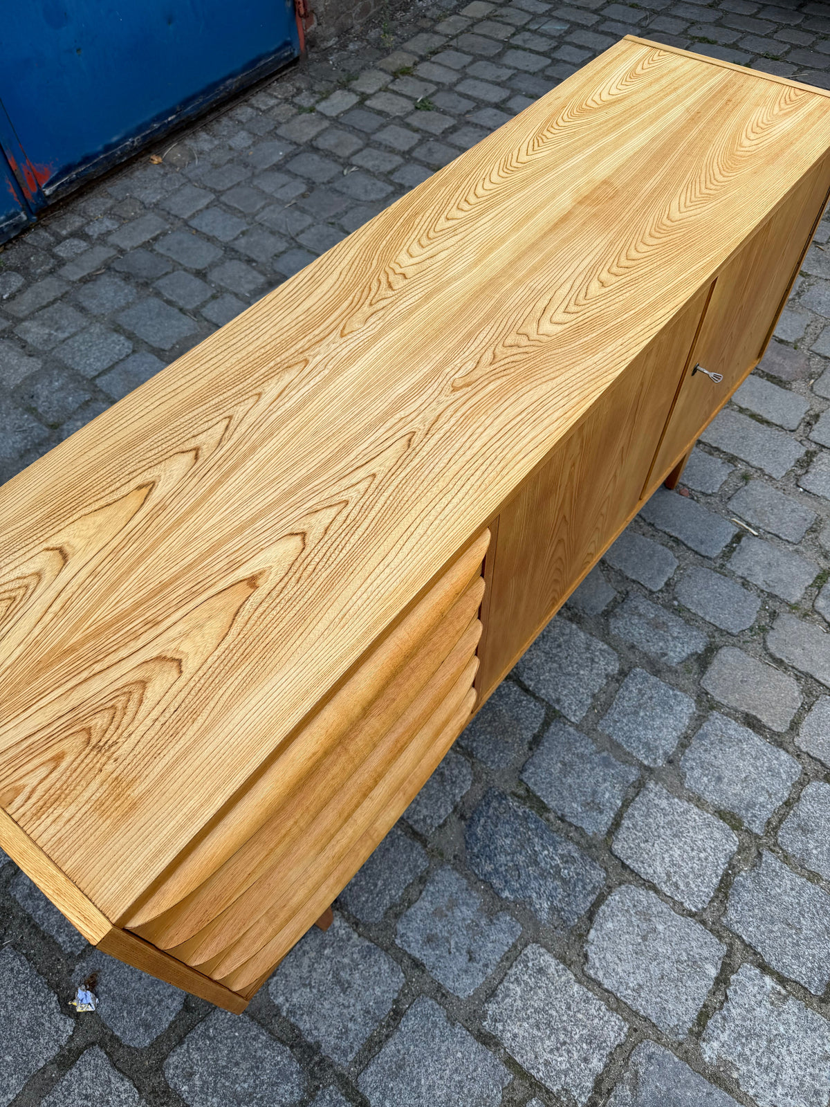Vintage Sideboard Typ 602/K Esche von Franz Ehrlich für Hellerau