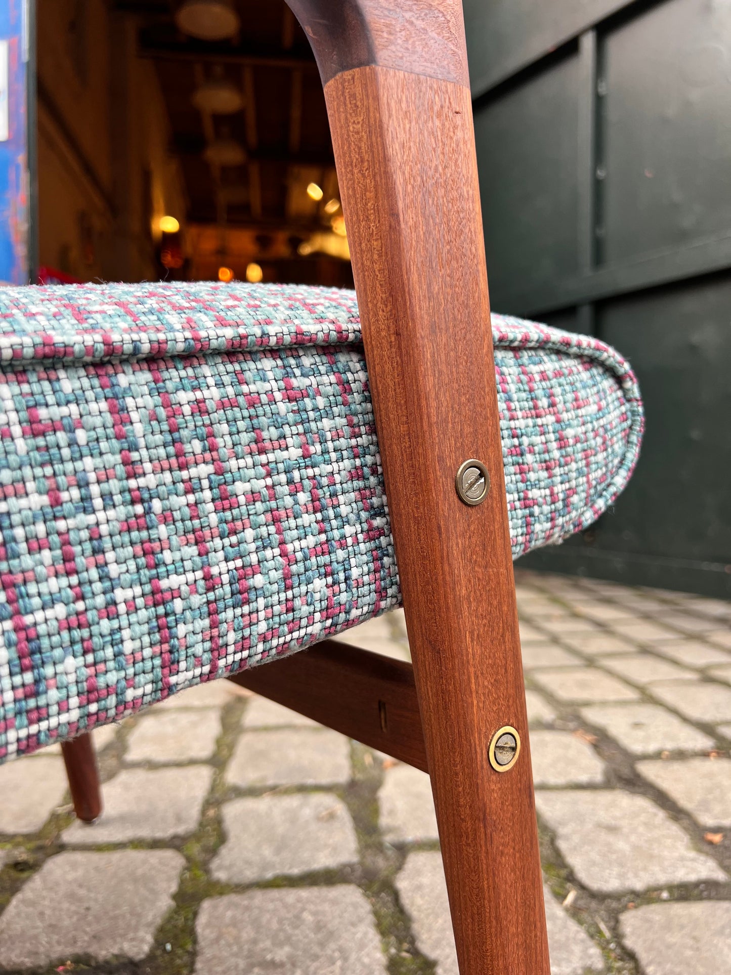 Vintage Lounge Chair Ruster von Yngve Ekström für Swedese, neu gepolstert