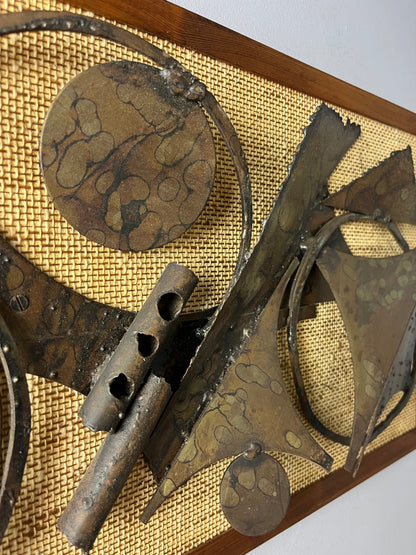 Vintage Wandskulptur von Henrik Horst