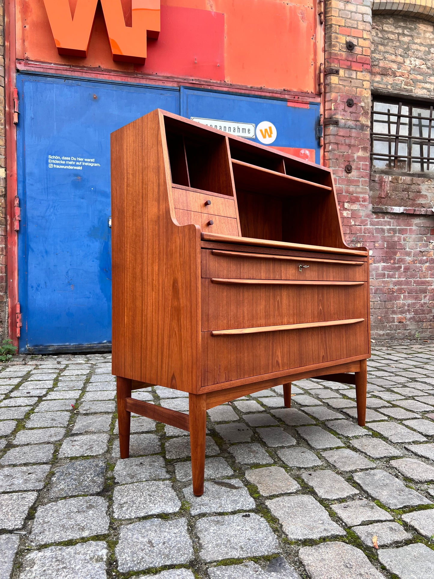 Vintage Sekretär Teak aus Dänemark