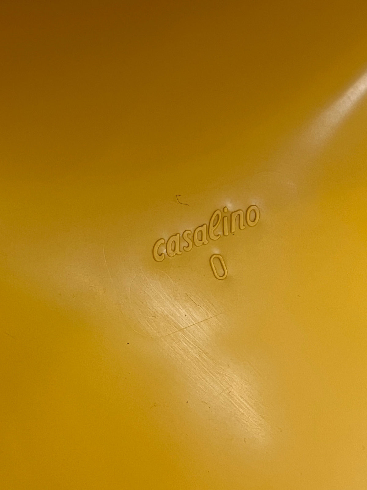 Vintage Kinderstuhl "Casalino 0" von Alexander Begge für Casala, gelb